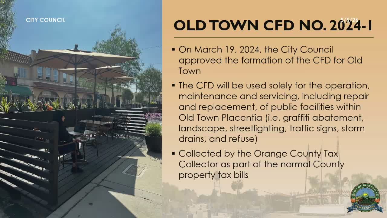 Placentia council approves annexation of four Old Town properties into maintenance district