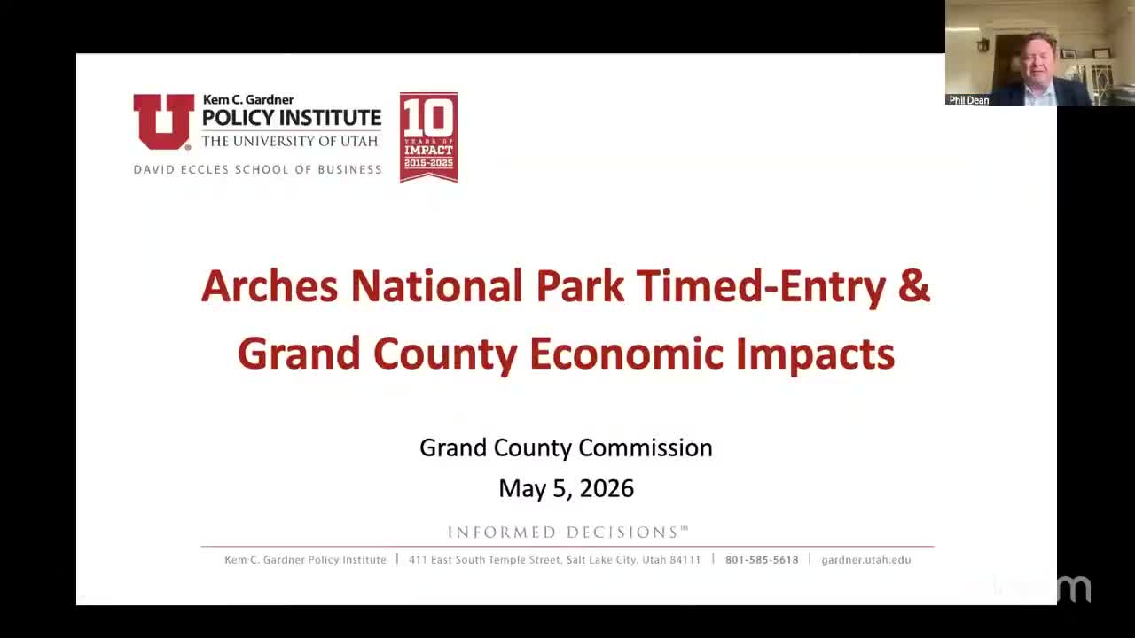 Kem C. Gardner report: timed entry linked to lower Arches visits but countywide visitor spending rose