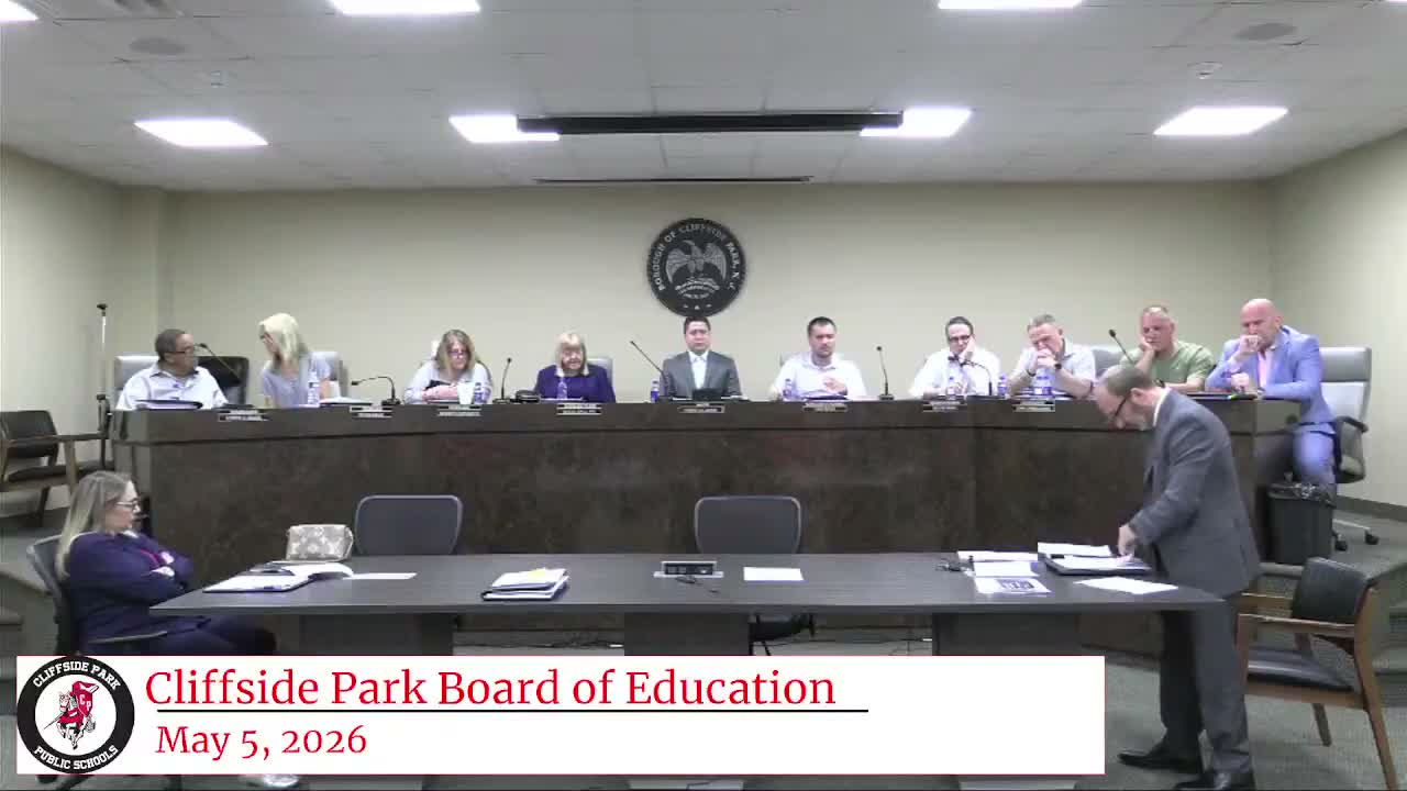 Cliffside Park board swears in four members, elects president and approves reorganization package