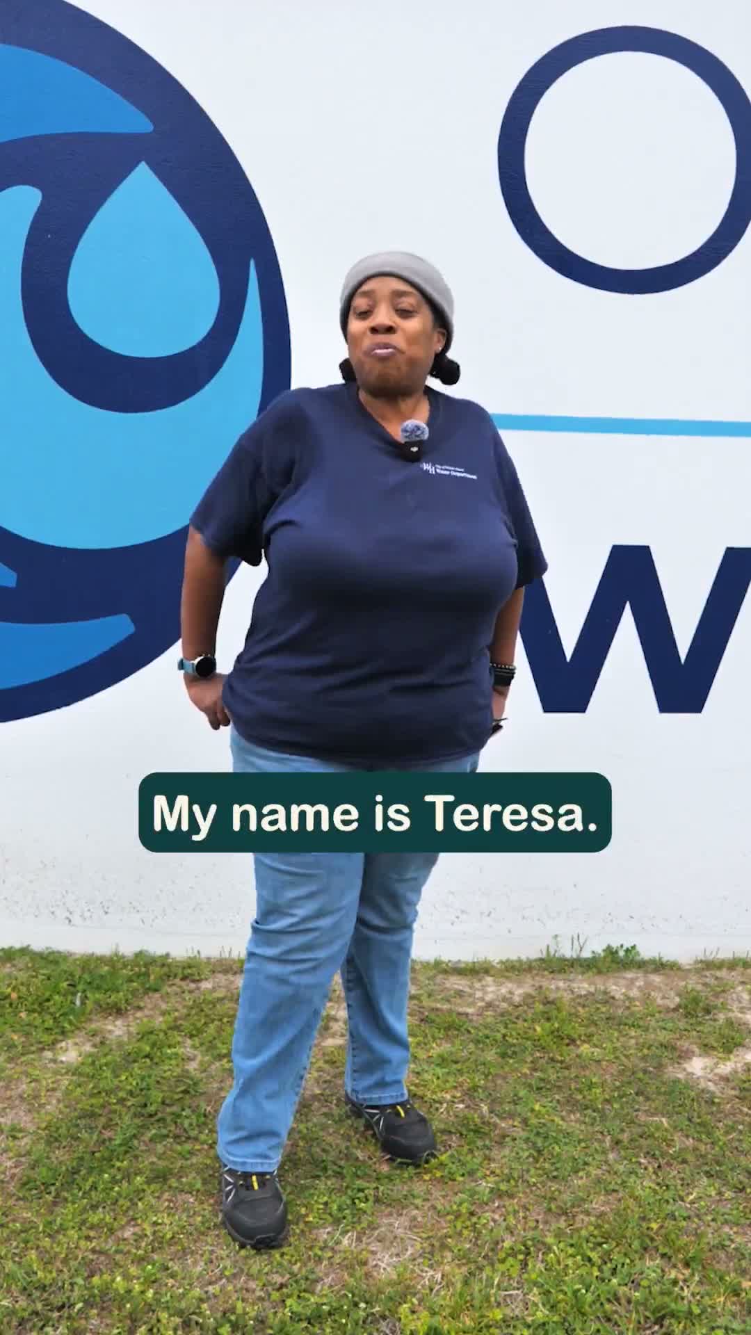 Winter Haven City operator Theresa outlines plant storage capacity and Fairfax facility