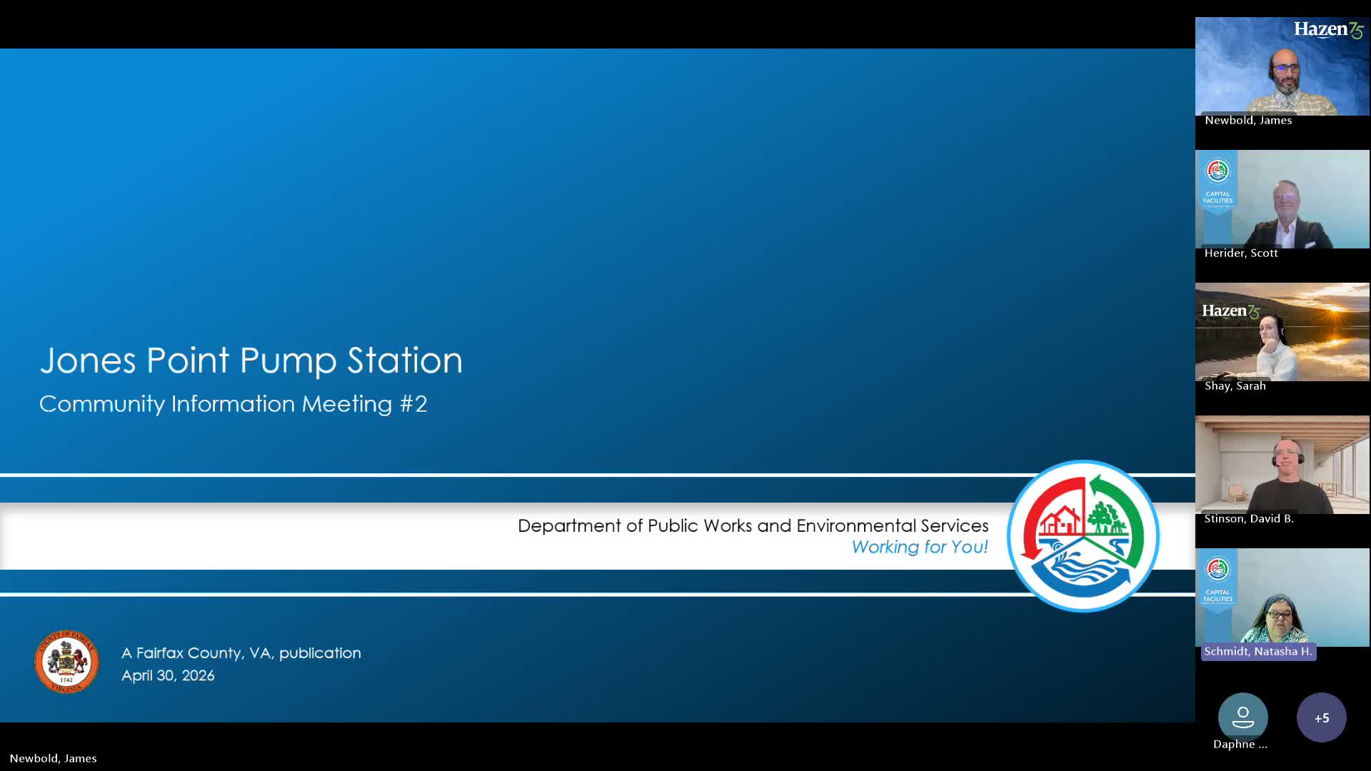 Fairfax County outlines plan to replace aging Jones Point pump station; construction targeted Jan. 2027