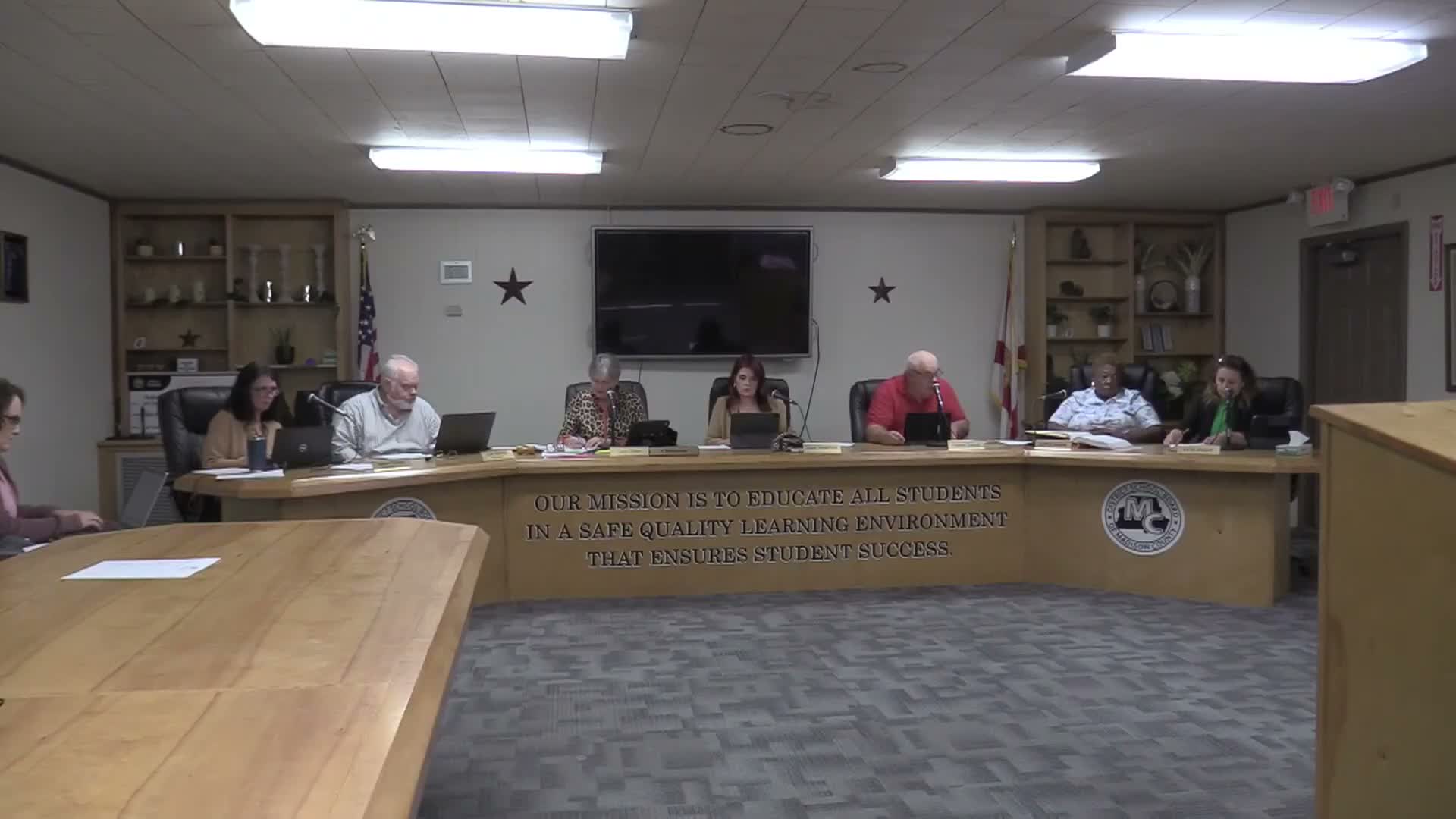 School board approves five-year plan, personnel moves and ExactPath purchase; superintendent outlines FEMA arbitration timeline