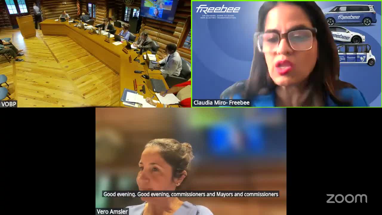 Biscayne Park commission moves to renew Freebee microtransit amid debate over cost, ridership and grants