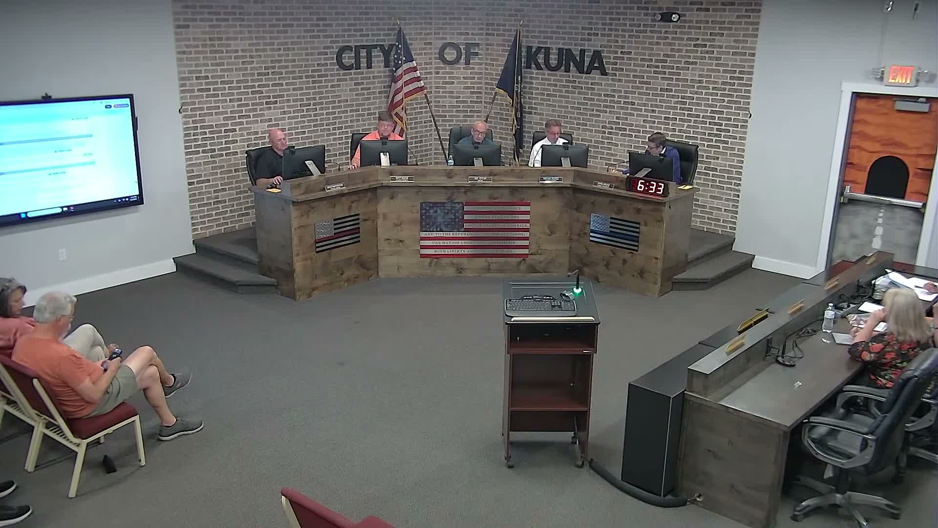Kuna council waives readings and approves three ordinances enlarging municipal irrigation system