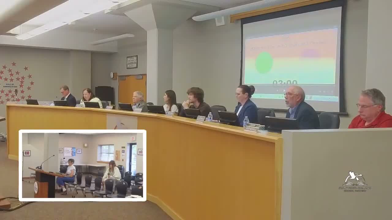 Resident tells board it should allow public comment before votes on consent items