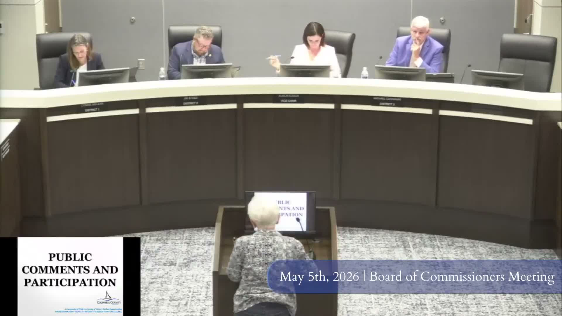 Resident urges performance bond for future data centers, warns of power-rate and transformer risks
