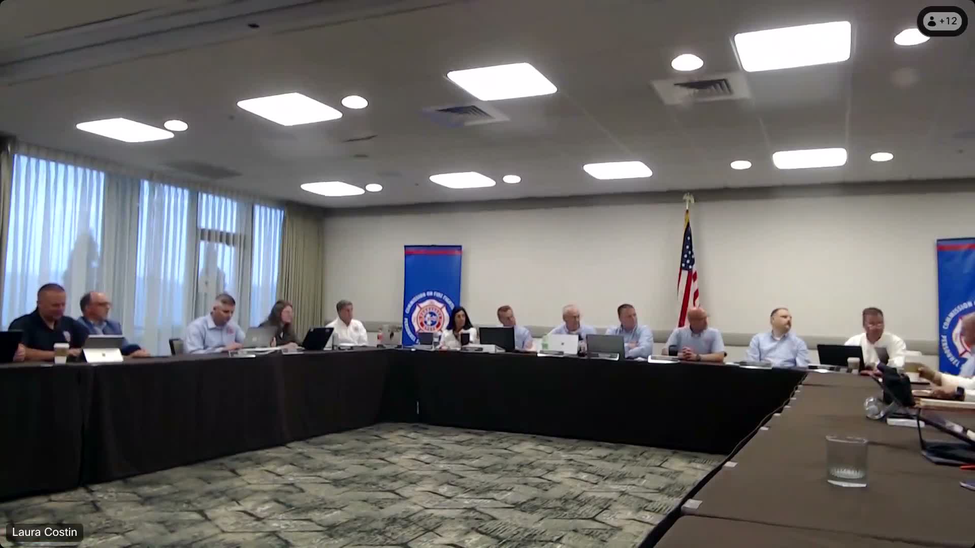 Commission approves vendor courses, a TBI arson class and elects officers by acclamation