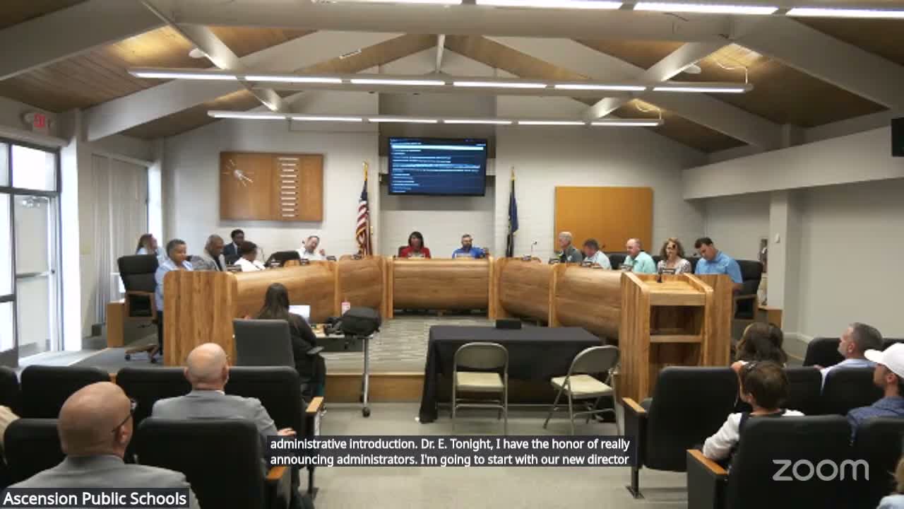 Ascension Public Schools introduces new director and supervisor for primary schools