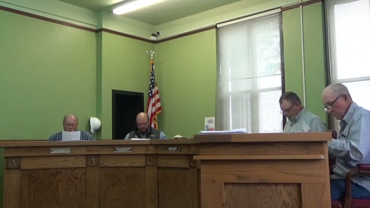 Freestone County commissioners approve budget transfers; treasurer delivers quarterly investment snapshot