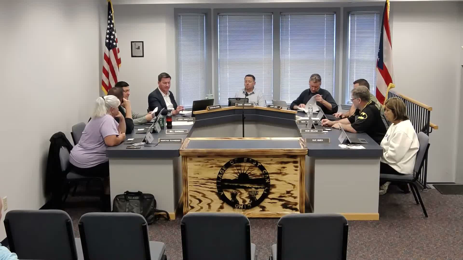Village leaders say they lack legal authority to force removal of a downed tree; council considers ordinance