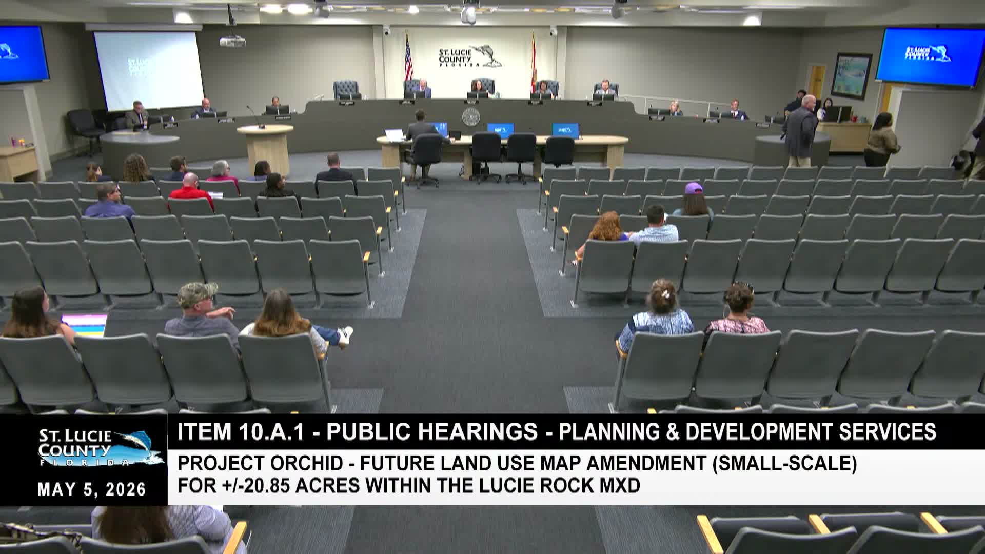 St. Lucie County OKs Project Orchid land‑use package, imposes air‑monitoring and permitting conditions for foundry