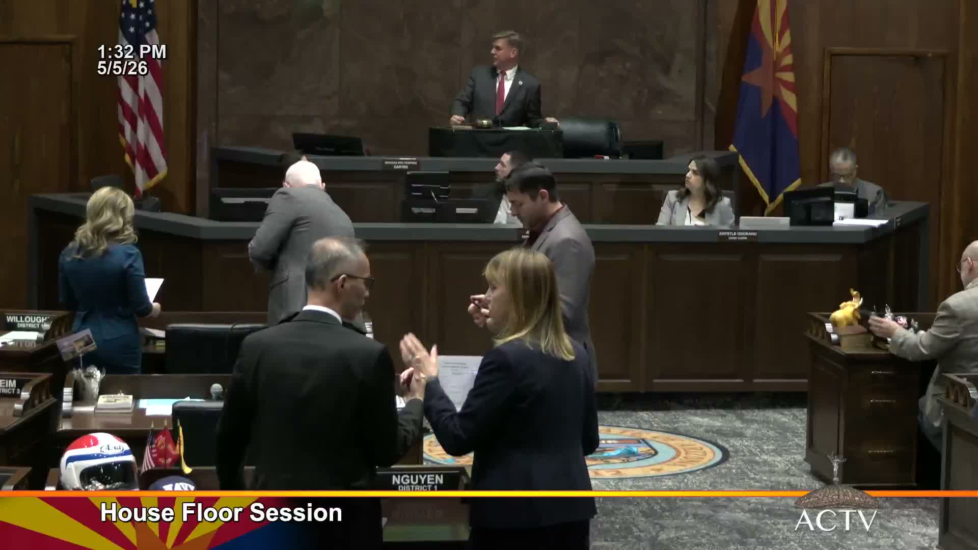 Arizona House votes to seek Senate consent to adjourn until June 1 after heated floor debate