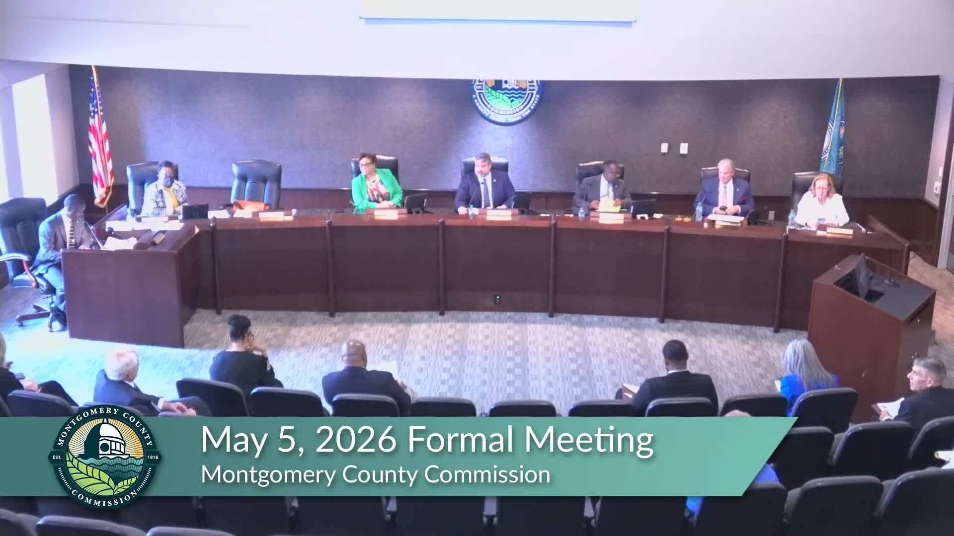 Montgomery County Commission approves consent agenda, vendor contracts and appropriations; ARPA item deferred