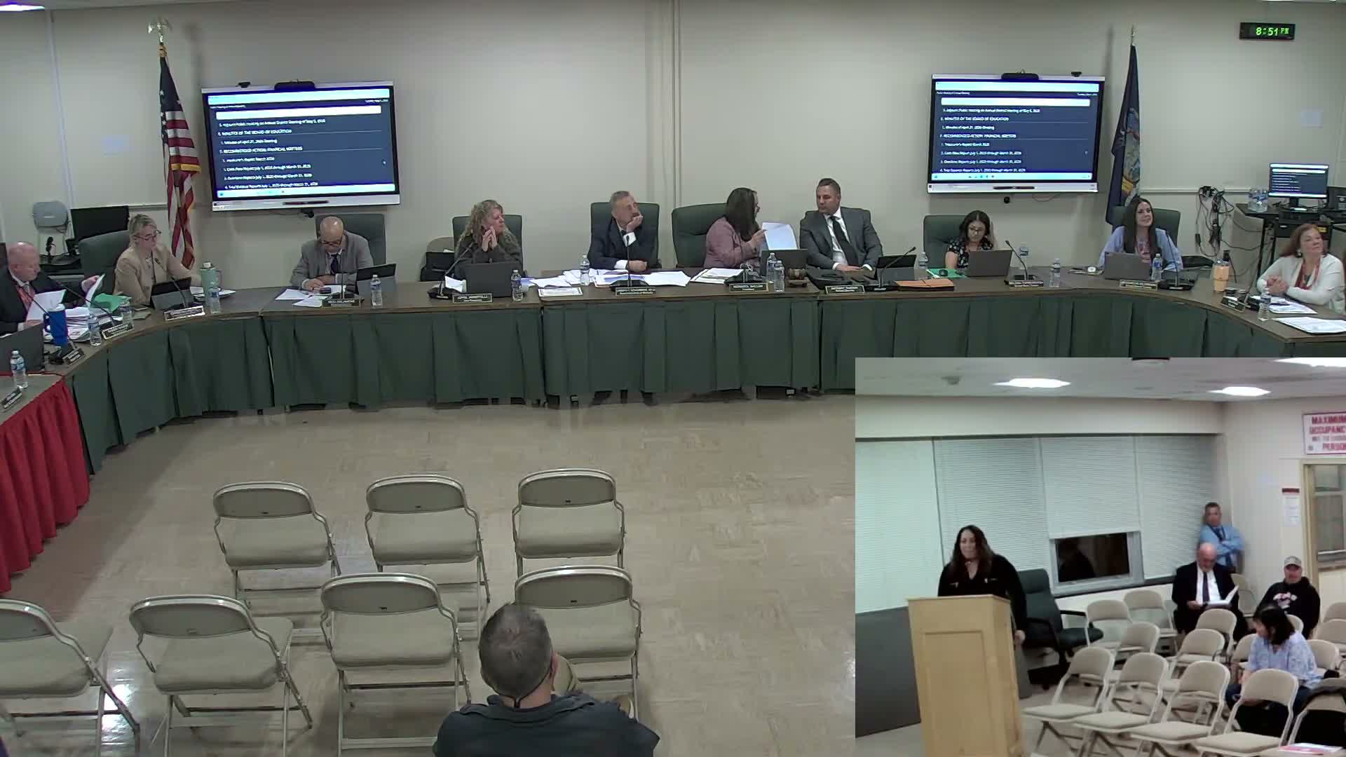 Candidates introduce themselves at Connetquot board meeting ahead of May 19 election