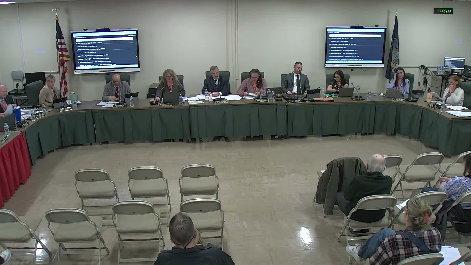 Board approves consent agenda and personnel items at Connetquot meeting