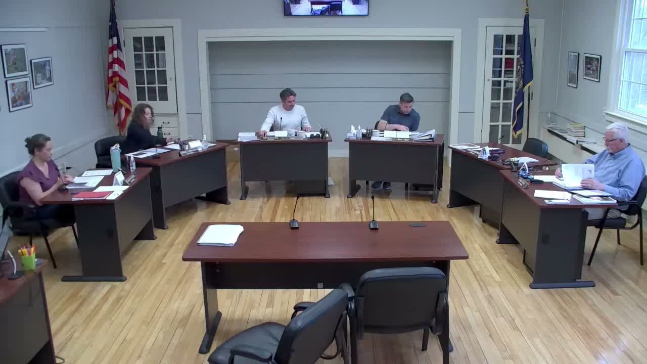 Selectboard approves solar pilot lease, group net metering agreement and several routine permits and appointments