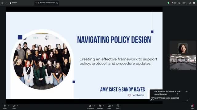 Policy workshop narrows board values to equity, collaboration, growth and accountability
