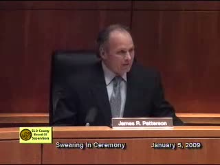 San Luis Obispo County supervisors sworn in; board elects chair and vice chair and adopts county flag