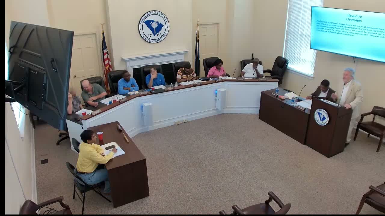 Marlboro County presents $17 million draft budget, leans on reassessment and limited fund balance