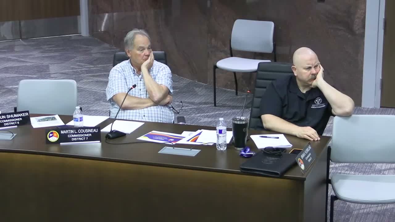 Public Works approves Recycling Education Center agreements and added motor‑pool scope amid cost concerns