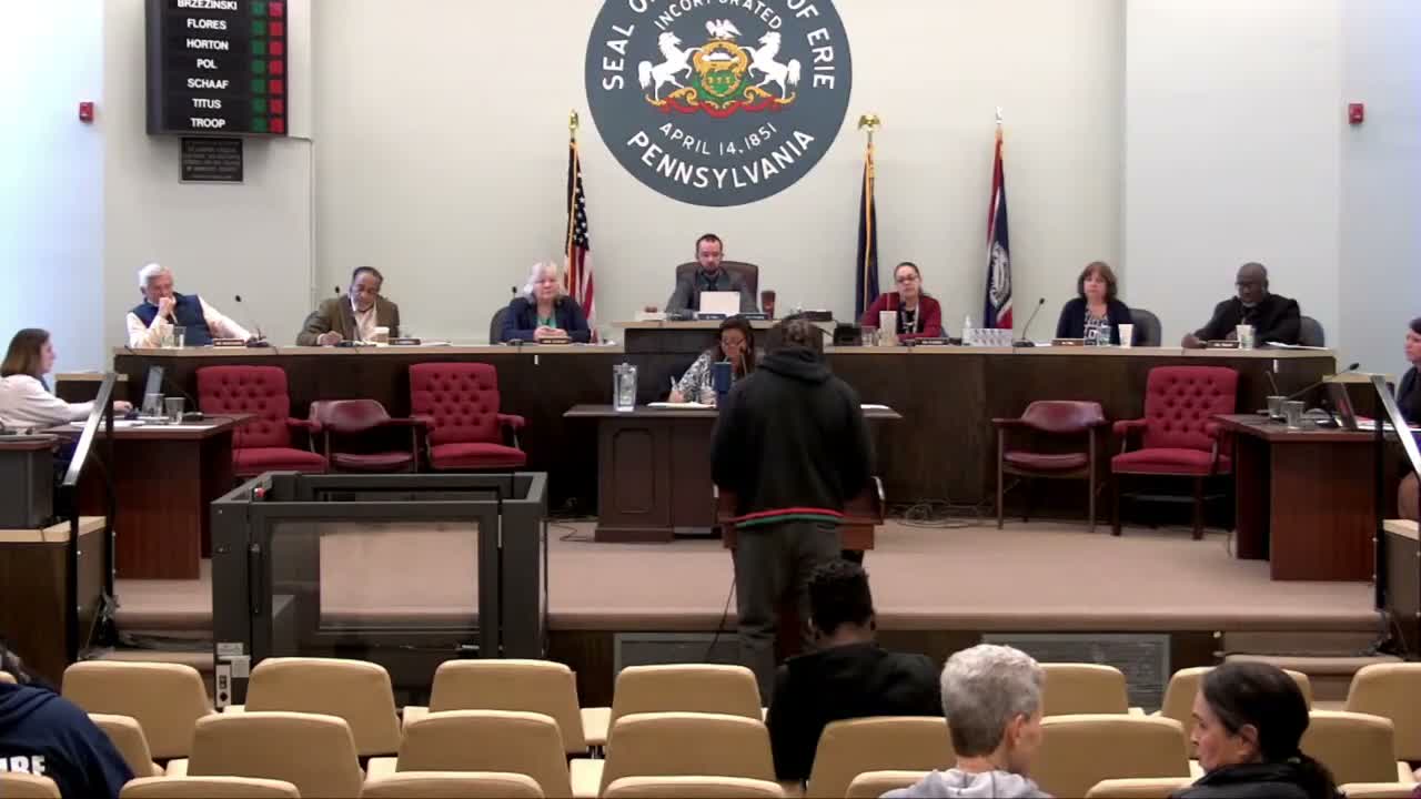 Residents press council on police-community table, reentry program and housing policy