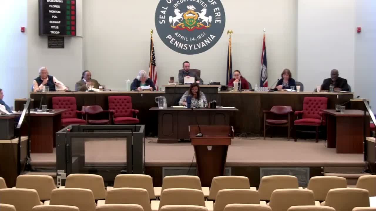 Erie council unanimously approves firefighter equipment and local-historic grants