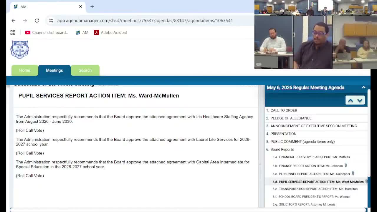 Steelton-Highspire board approves proposed 2026–27 budget for 30‑day review; hears $1M shortfall and recovery plan