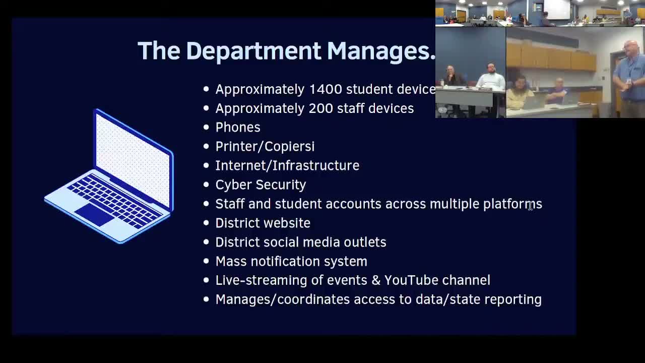 District IT director outlines device inventory, cybersecurity steps and evolving AI policy