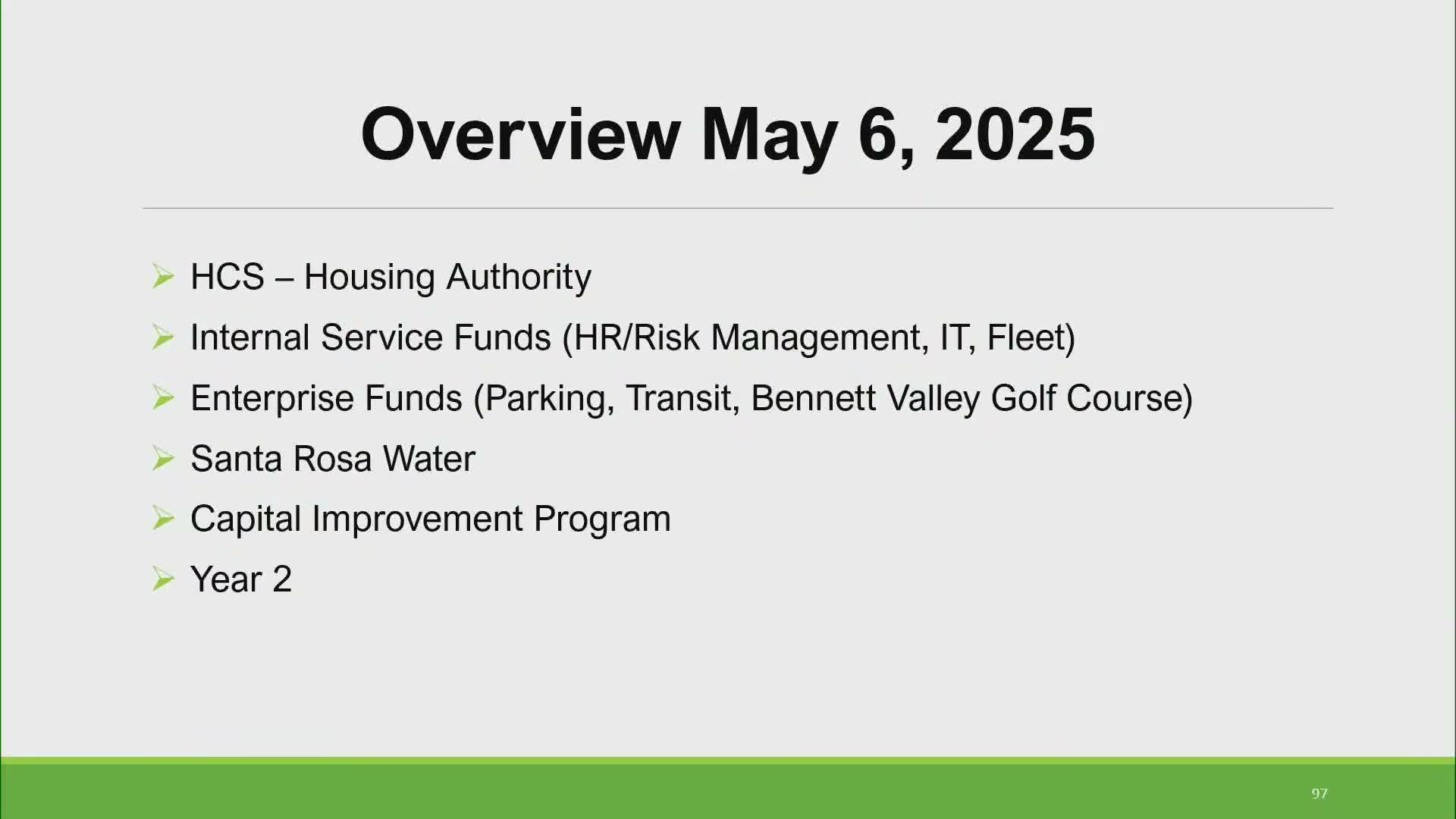 Santa Rosa studies FY26–27 budget as staff warn of $13.8M structural shortfall