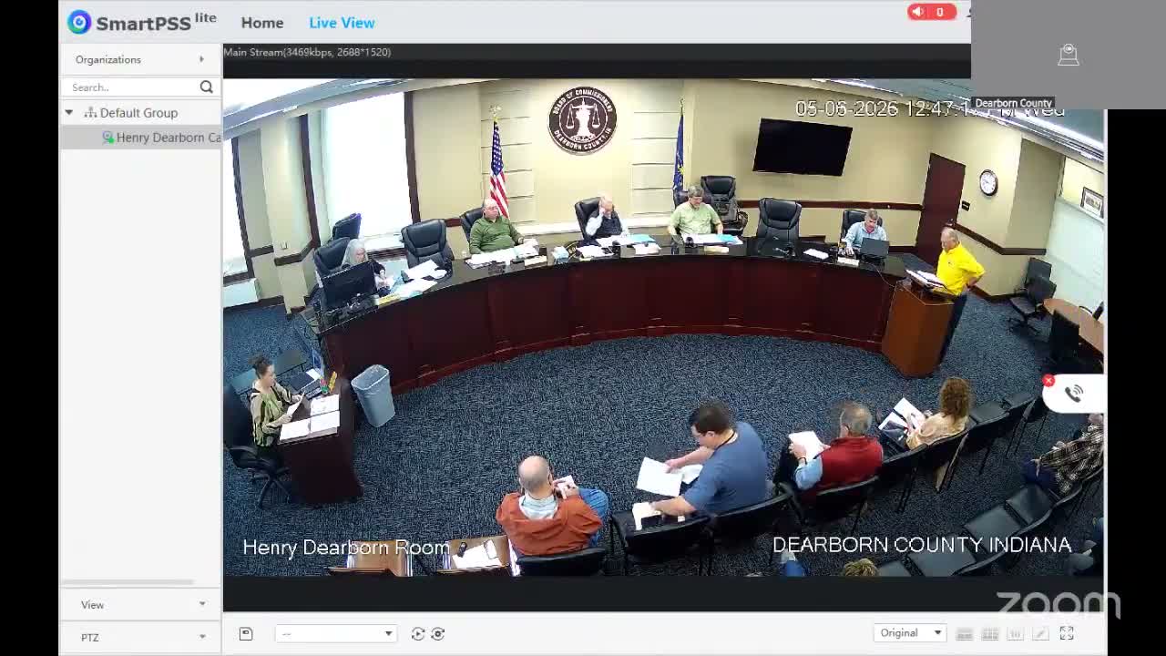 Dearborn County awards Bridge 221 contract and approves four‑year bridge‑inspection agreement