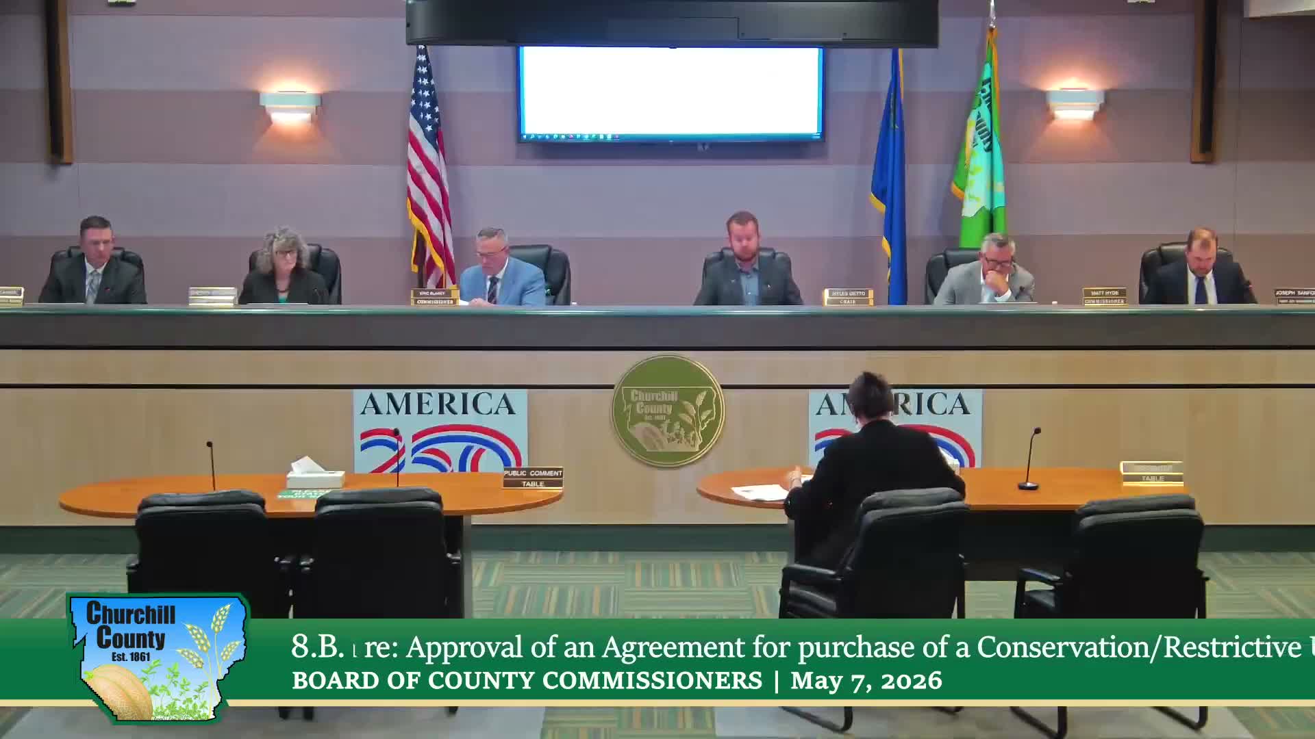 Commissioners approve two conservation-easement purchases and associated TDRs