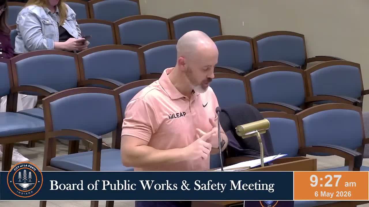Board approves PinFusion-area public parking agreement and awards sidewalk contract