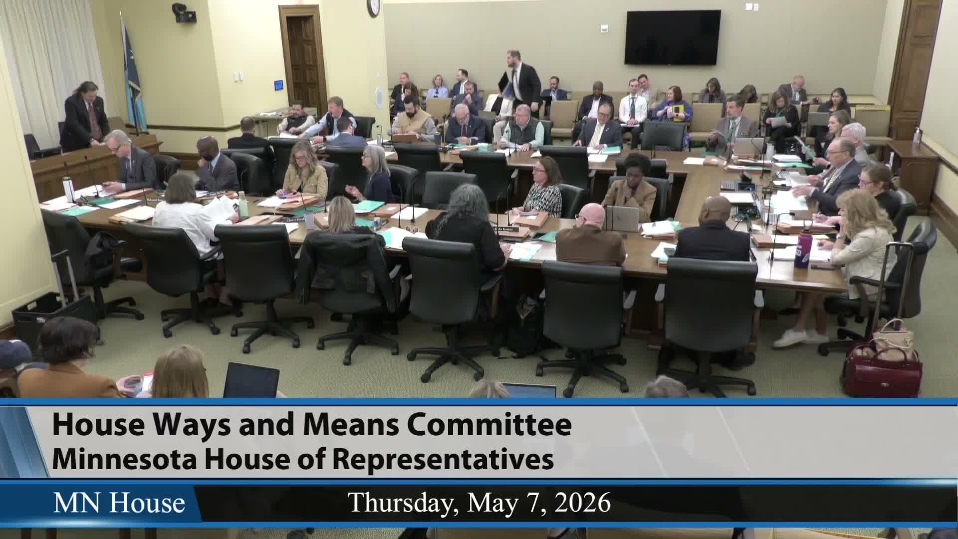 Ways and Means committee amends, refers education finance forecast bill