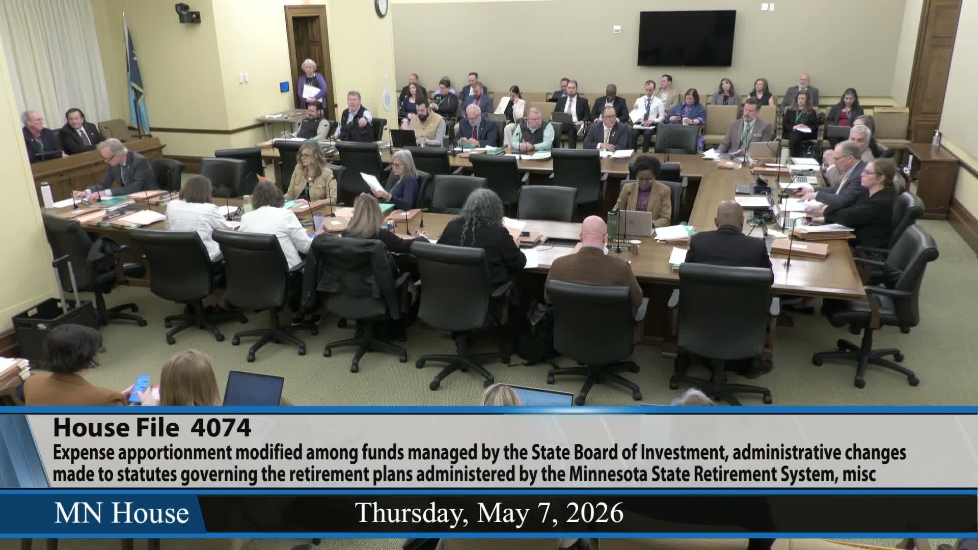 Ways and Means advances pensions package with COLA fix, new probation and telecommunicators plan