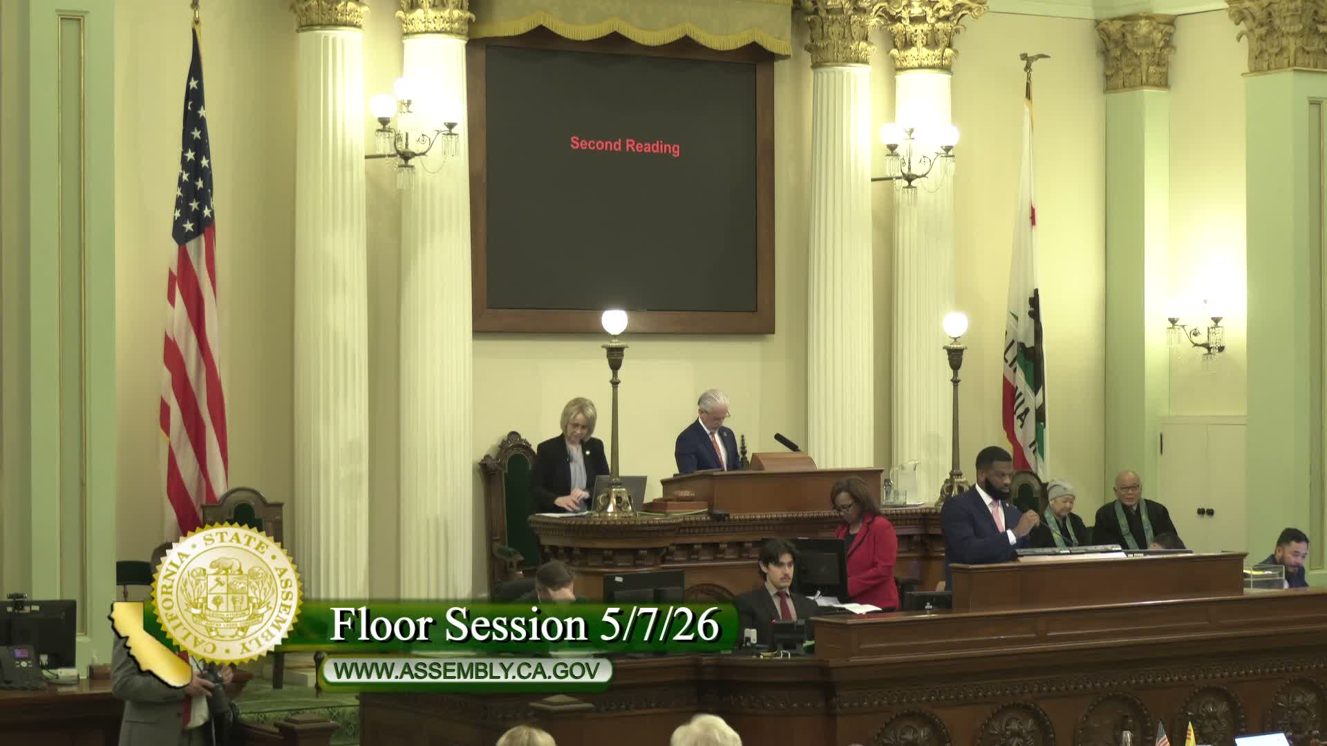 Assembly passes long consent calendar and dozens of bills, including gaming compact ratification and a host of third‑reading measures