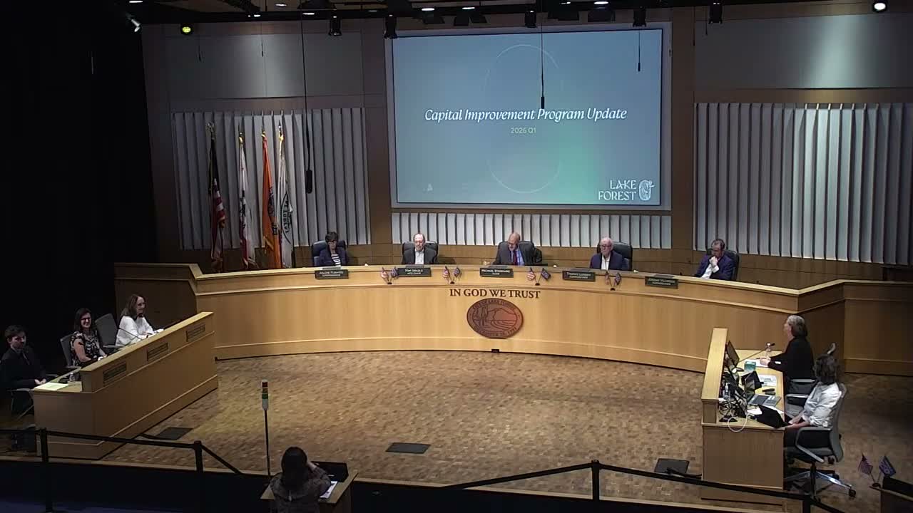 Lake Forest outlines $55 million CIP; Heroes Park renovation highlighted