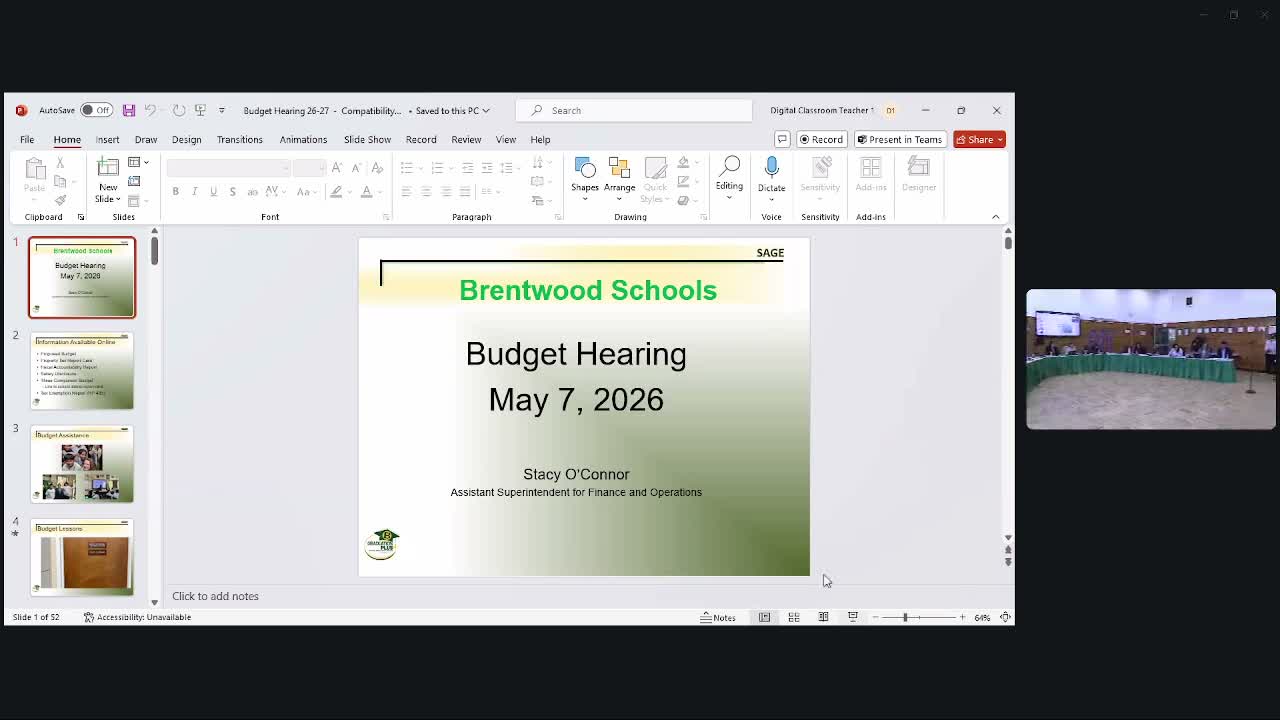 Brentwood UFSD proposes $727 million budget, seeks 2.5% tax-levy increase; two child‑safety propositions set for May vote