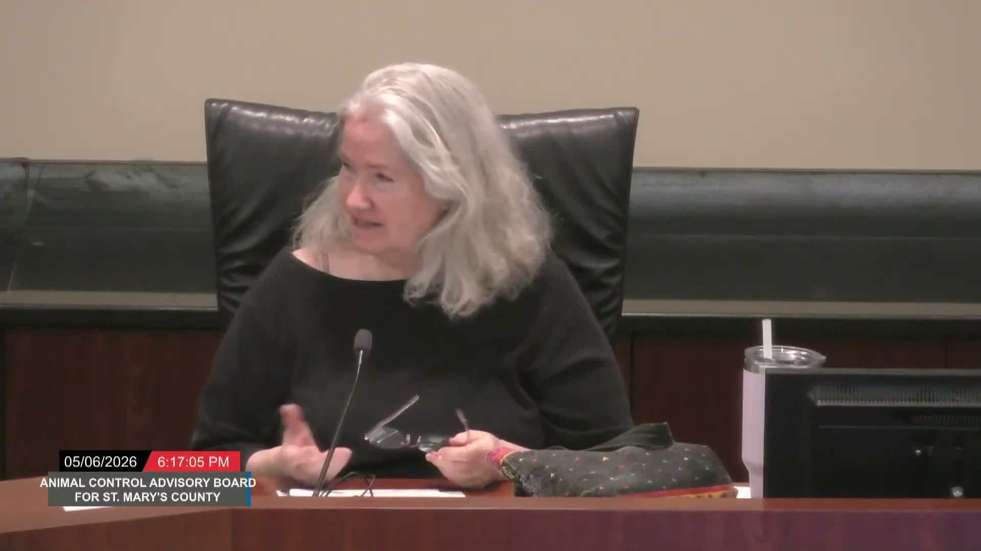 Volunteer Diane Harris recounts decades of feral‑cat work and funding strain at final board meeting