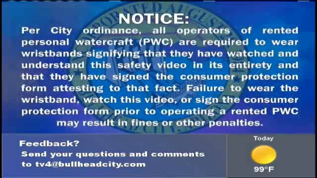 Bullhead City requires wristbands for rented PWCs and pushes safety video ahead of summer river season