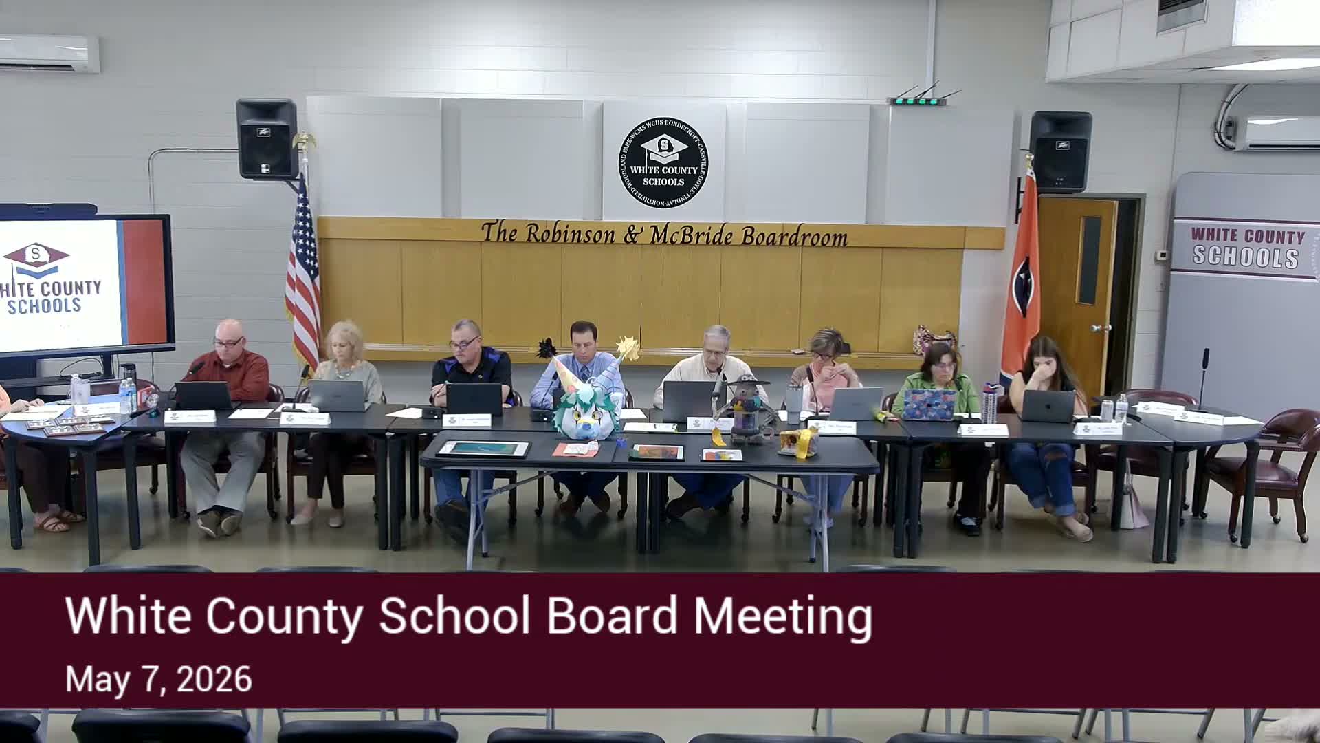 White County Board grants tenure to recommended teachers and spotlights student art winners