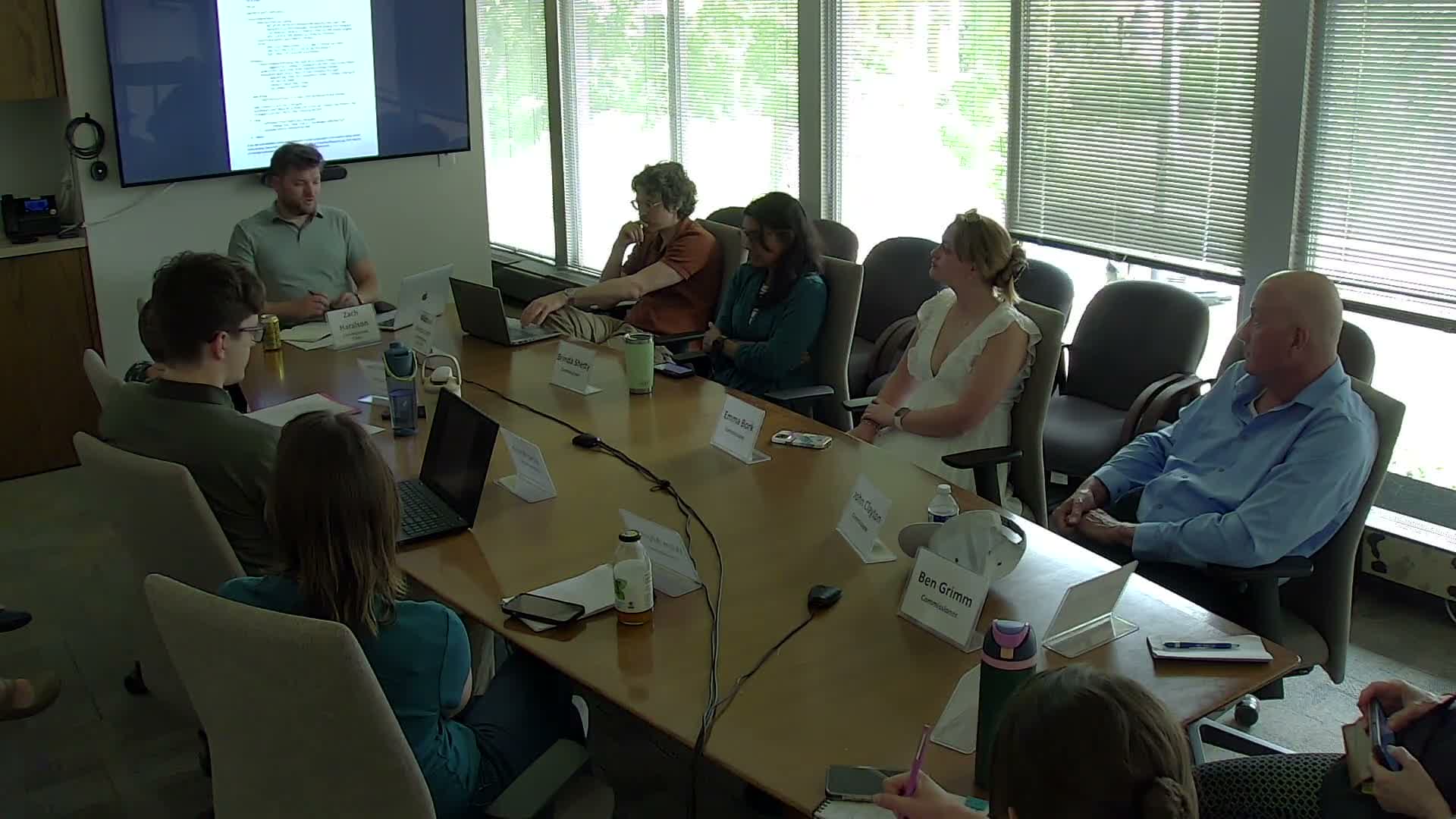 Staff present five‑year Climate Action impact report to Climate Action Commission