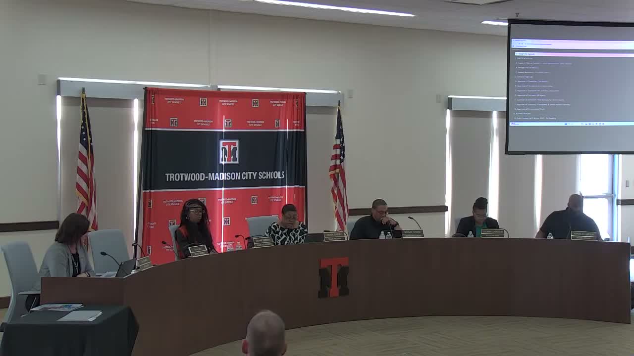 Trotwood‑Madison board hears 6,000‑panel solar proposal, warned of July 1 tax‑credit deadline