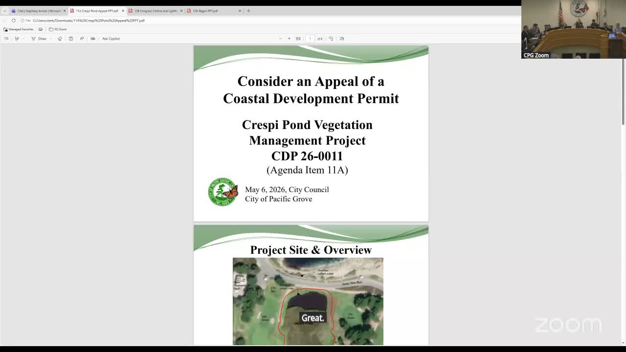 City council denies appeal and approves 5-year Crestview Pond vegetation management permit