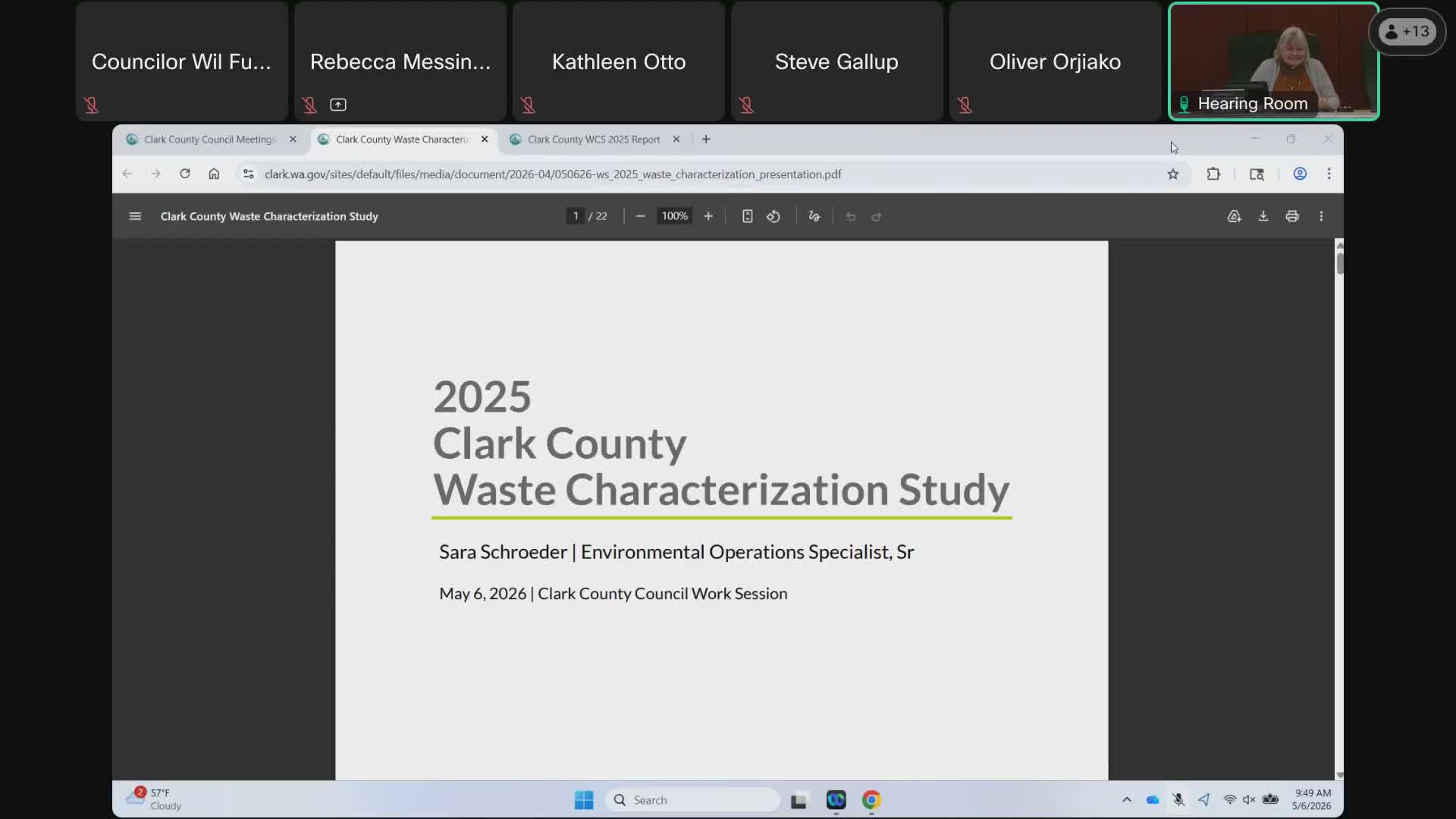 Clark County study finds roughly half of landfill‑bound trash is recoverable; food waste tops the list