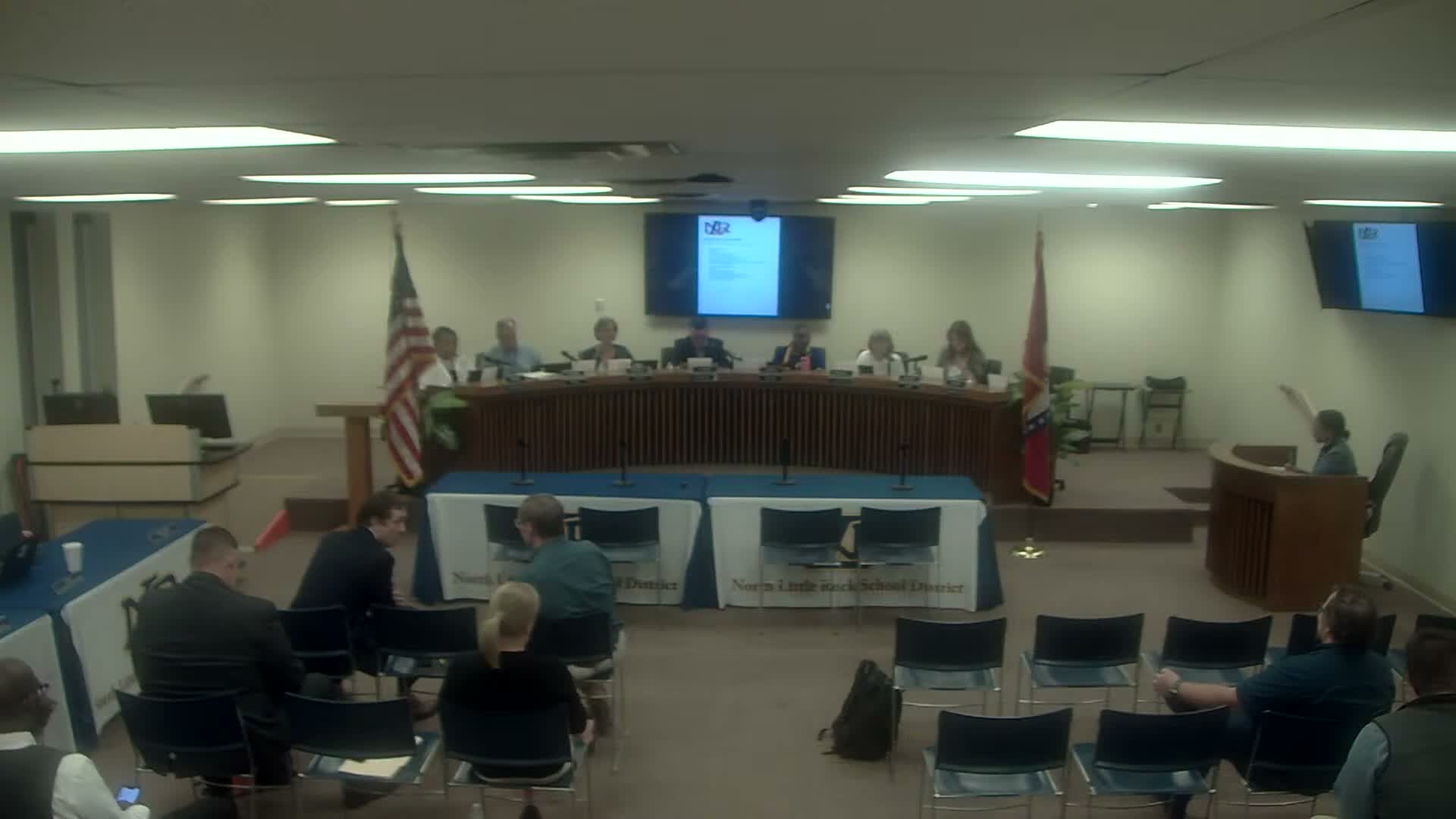 School board approves personnel hire and reviews draft attendance, professionalism policies