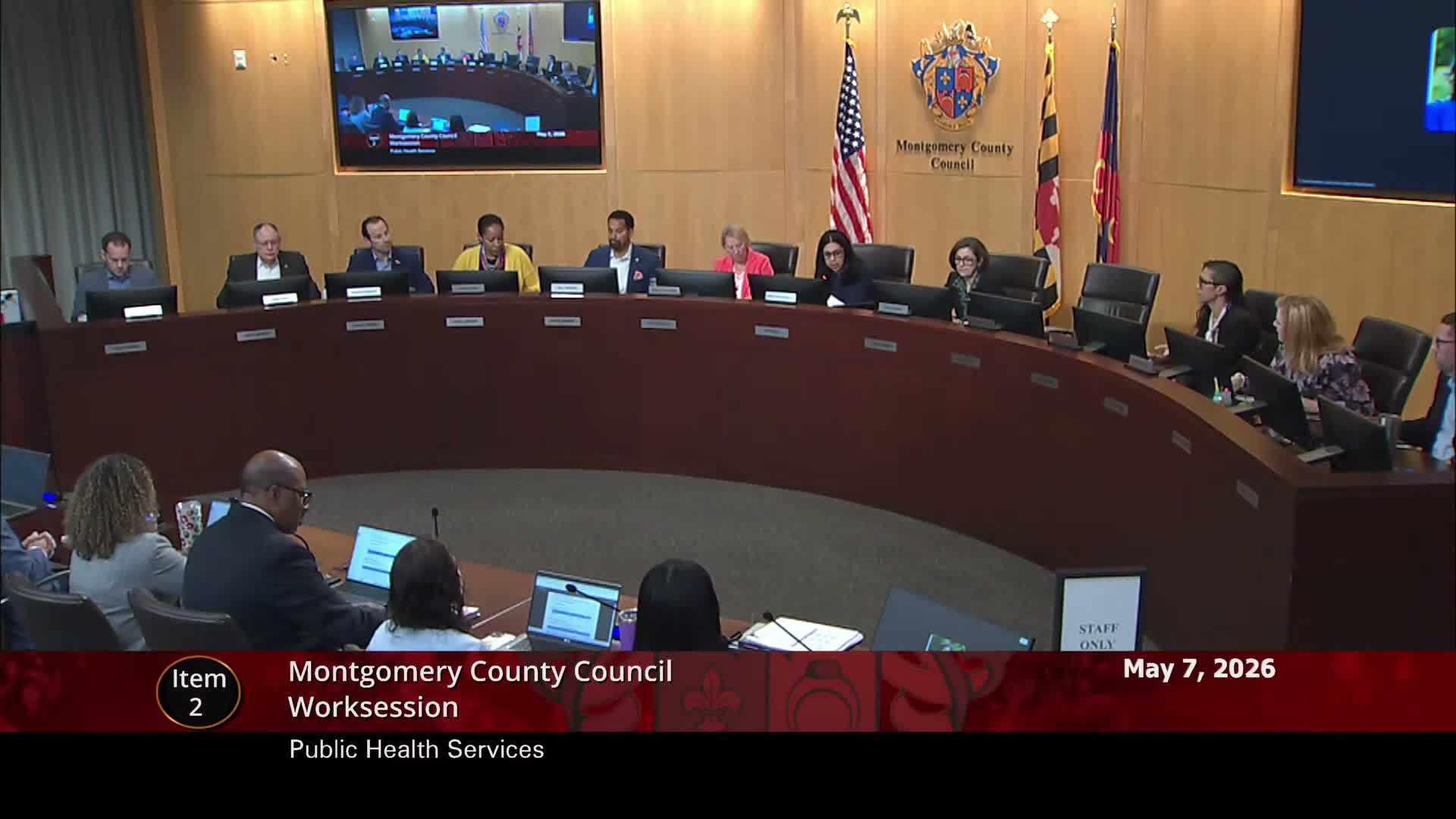 County council restores several DHHS nonprofit grants and approves public health services budget as amended