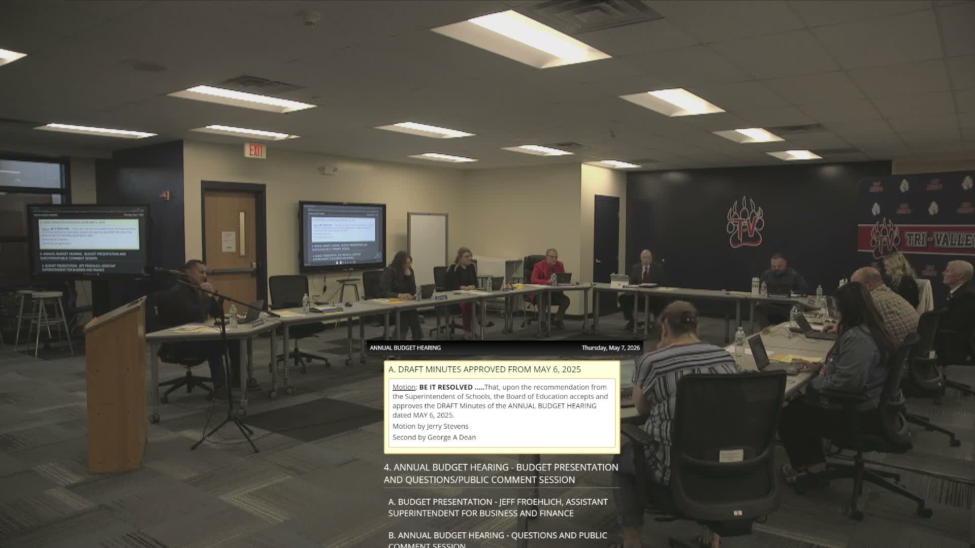 Tri Valley board hears $39.6 million budget proposal, contingency if voters reject plan