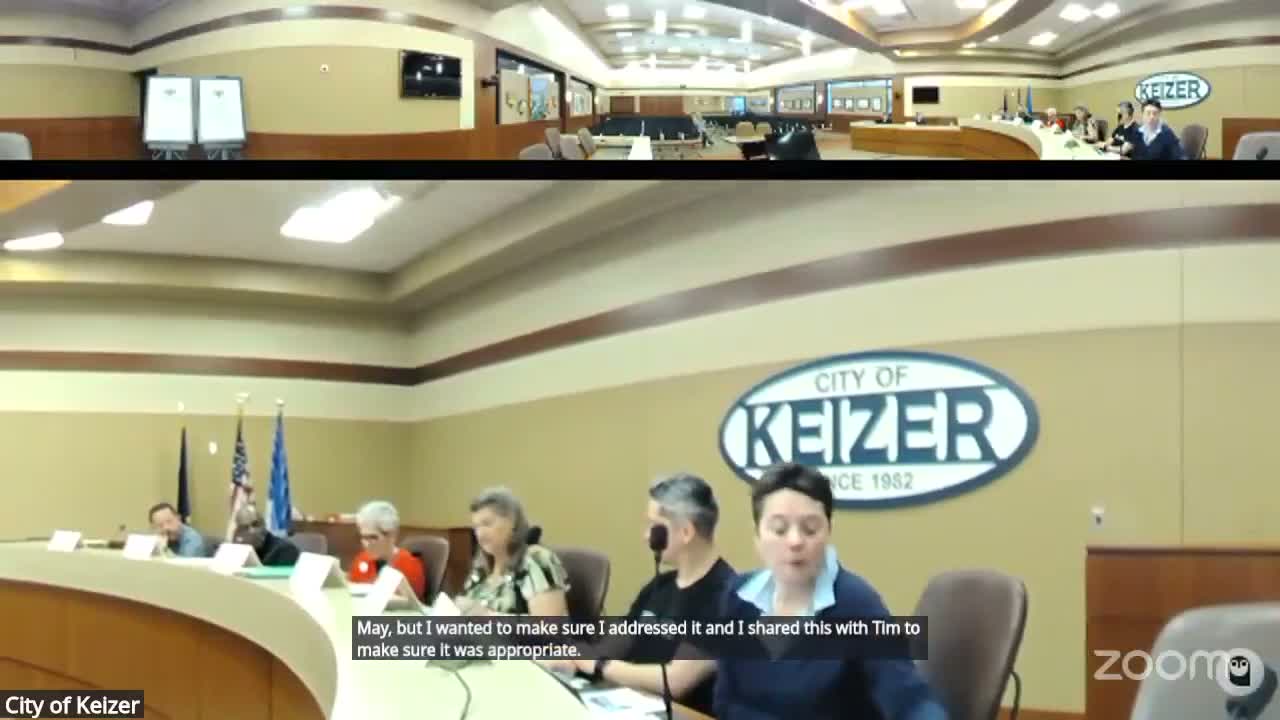 Keizer diversity committee removes proposed letter after debate over scope and process