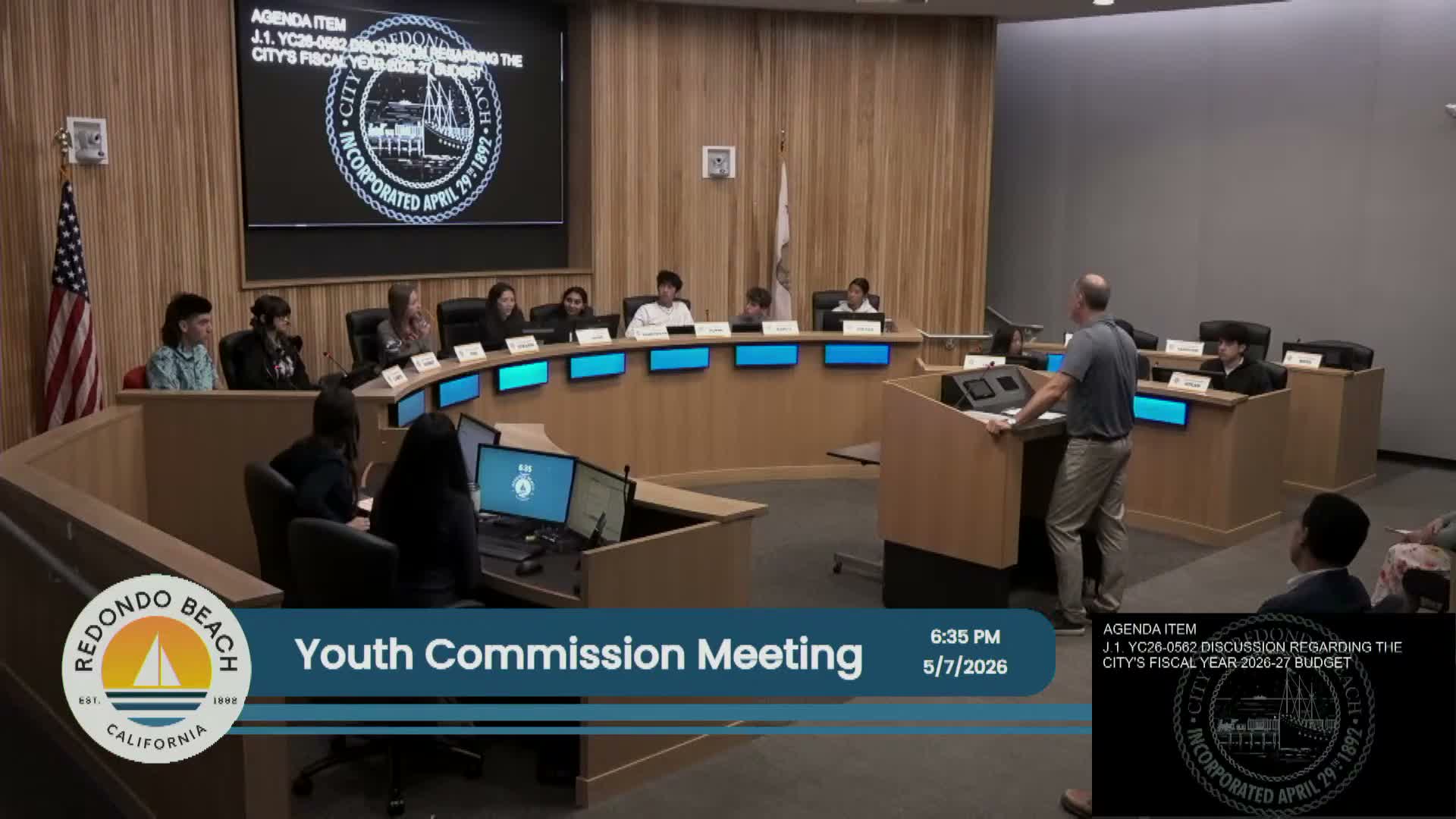 City manager briefs Youth Commission on budget; personnel drives about 70% of costs