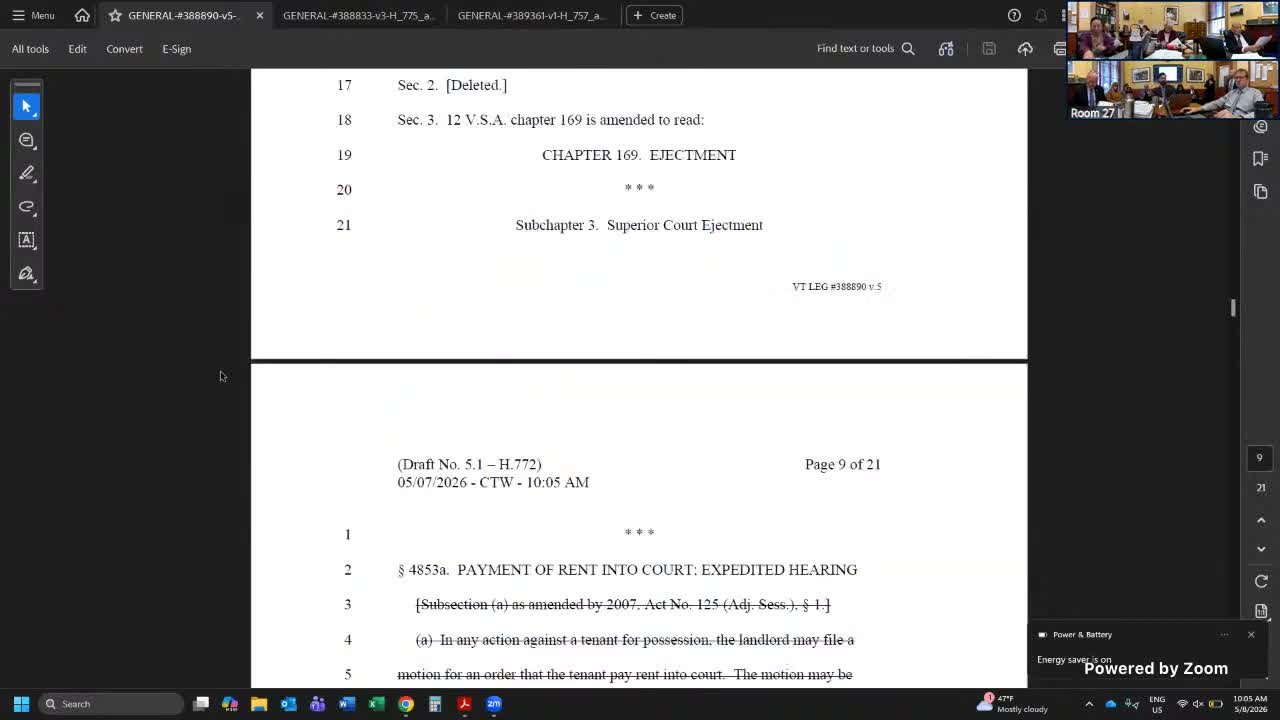Panel weighs faster ejectments, shorter landlord duty to store belongings and wider no‑trespass powers